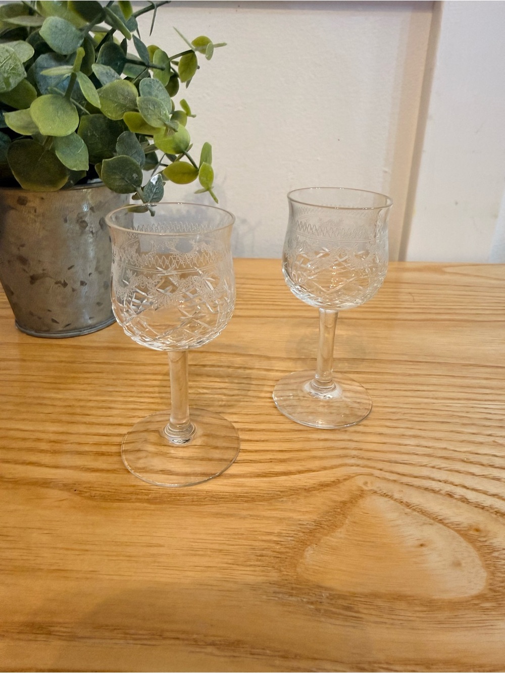 🌿10/$25 • Crystal Shot/Cordial Glass Duo